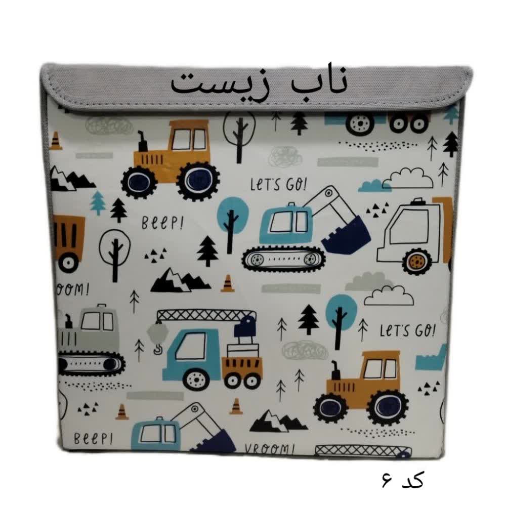 باکس نظم دهنده لباس، اسباب بازی و لوازم کودک طرح فانتزی، عروسکی و کارتونی برند اویم مدل مربع