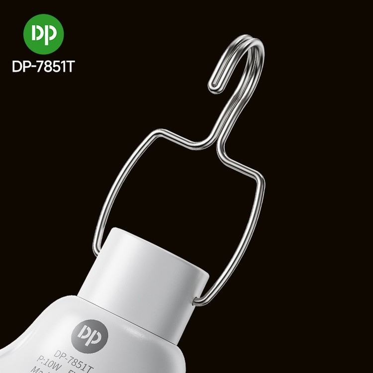 چراغ شارژی همراه با پنل خورشیدی مدل DP-7851T ضد اب 10W