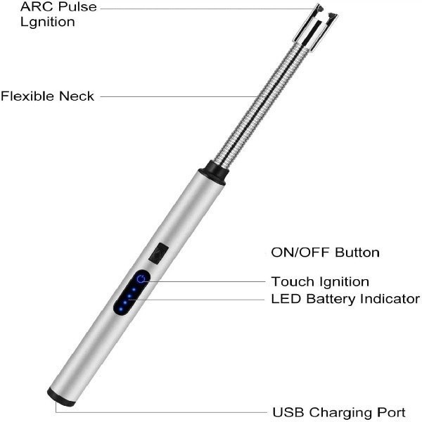 فندک الکتریکی شارژی مدل BBQ LIGHTER
