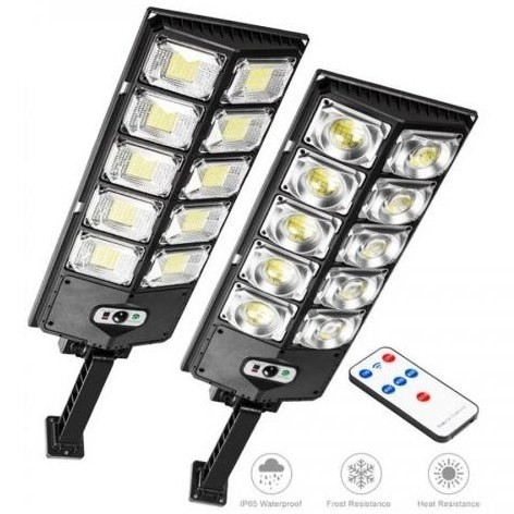 چراغ خیابانی خورشیدی 10 لنز مدل W789B-5