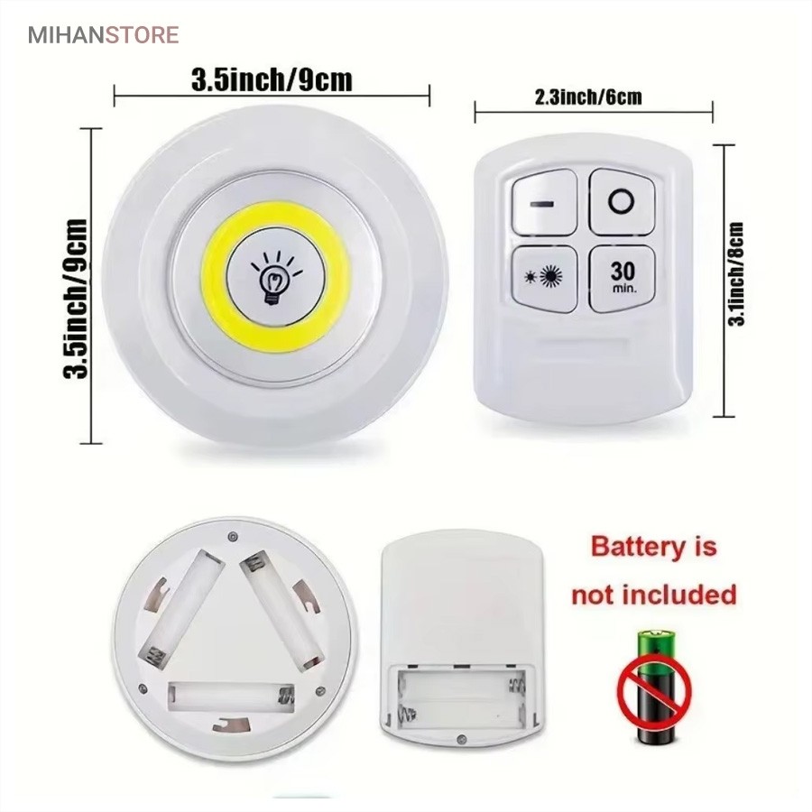 لامپ اضطراری LED ریموت دار (3 عددی)