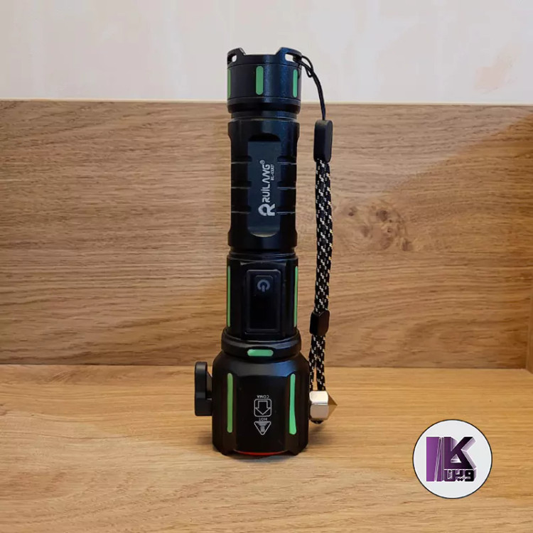 چراغقوه آژیر دار چکشی Ruilang RL-SX827 (اصلی)