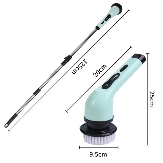 فرچه و برس شست و شو برقی مدل VTR-04087 پک 3 فرچه