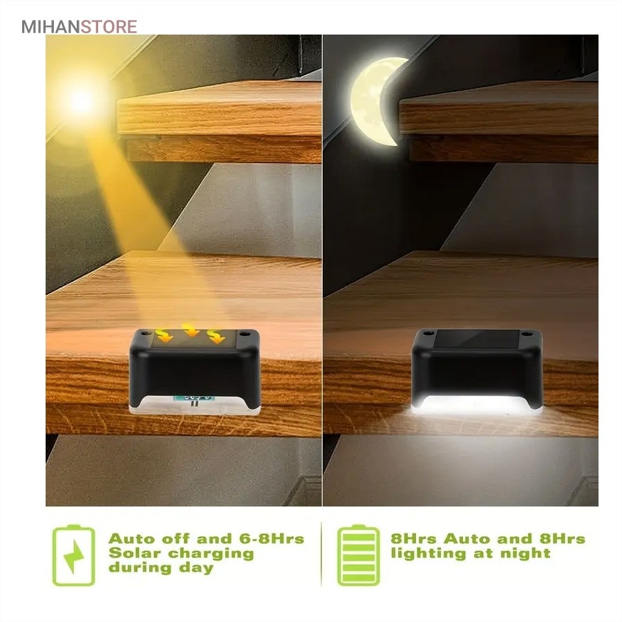 چراغ خورشیدی LED بالکن و پله2 عددی