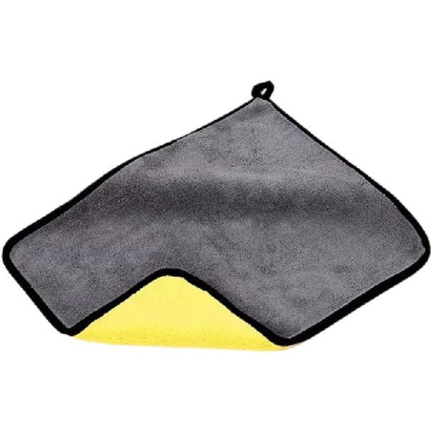 دستمال نظافت خودرو میکروفایبر دو رو بسته 1 عددی وارداتی با کیفیت