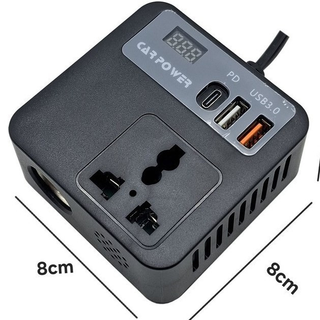 اینورتر برق خودرو فندکی مدل CAR POWER 100 وات