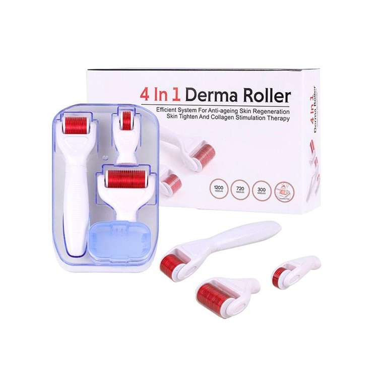 ماساژور دی ار اس مدل derma roller4 in 1 بسته 4 عددی